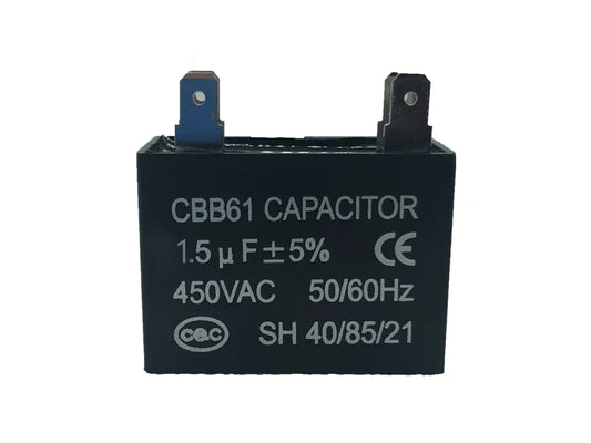 1.5uF Airconditioning/Fan Capacitor (CBB61)