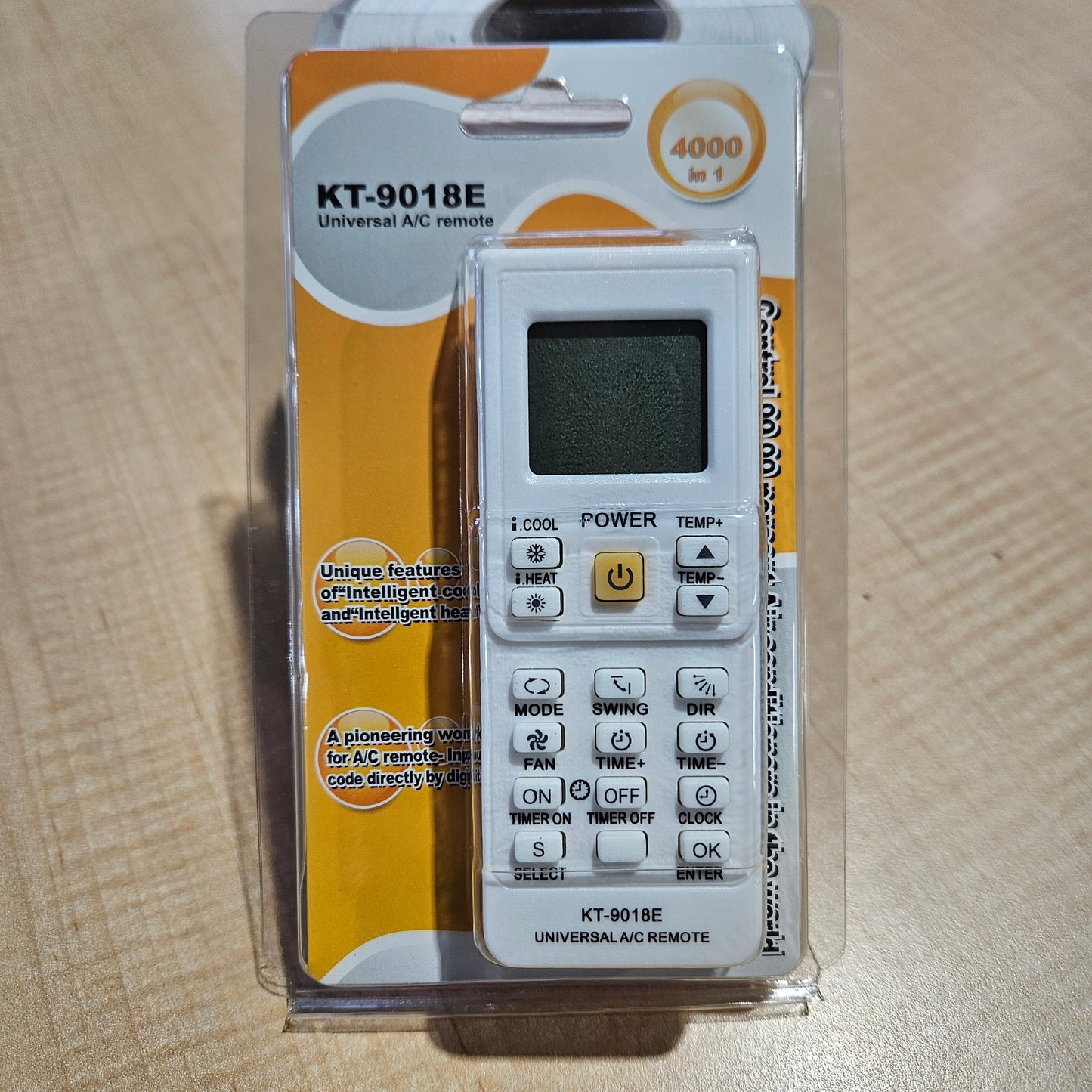 Universal A/C remote 4000 in 1