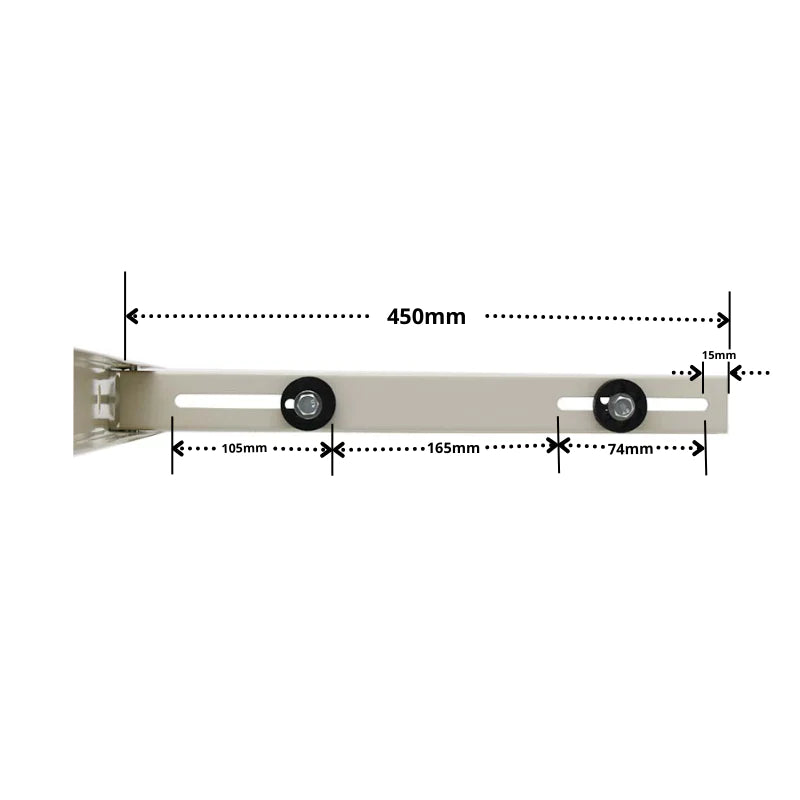 Mounting Wall Bracket-450mm (Heavy Duty)
