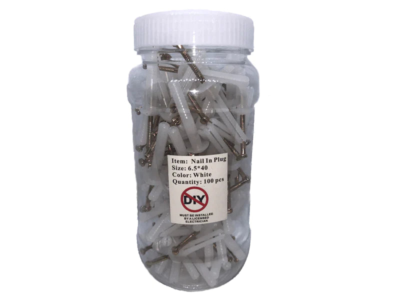 Nail in plug 5.0mm x 40mm
