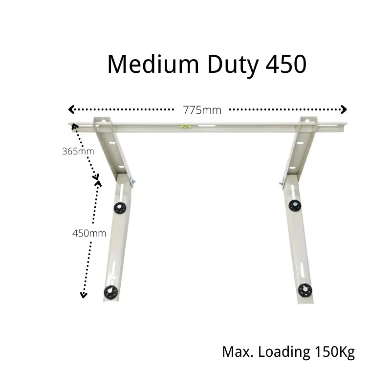 Mounting Wall Bracket-450mm (Medium Duty)