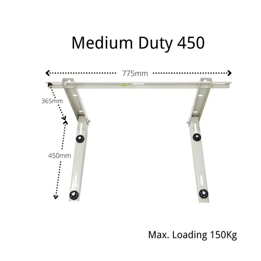 Mounting Wall Bracket-450mm (Medium Duty)