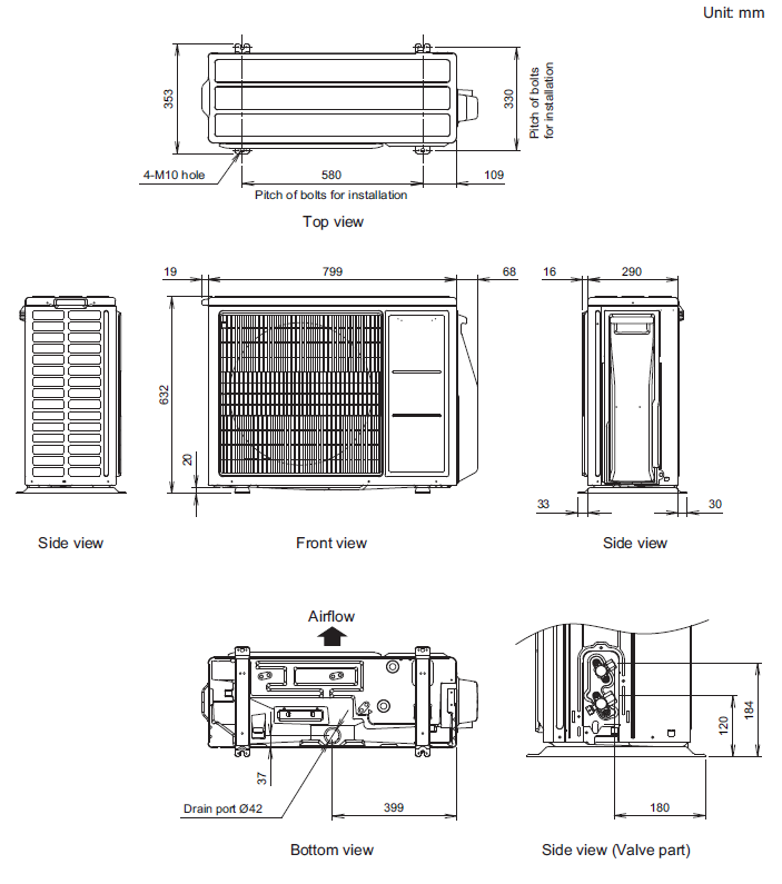 Fujitsu 5.0kW Compact Cassette Ceiling Air Conditioner R32