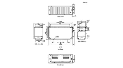 Fujitsu R32 High Static Single Phase Series 10.0kW Ducted System