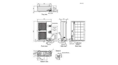 Fujitsu R410A Single Phase Infinity Series 15.8kW Ducted System