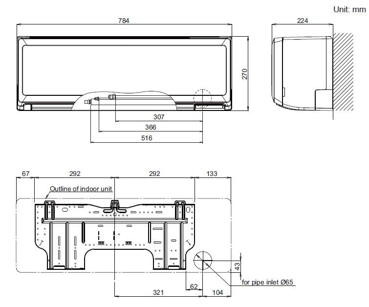 Fujitsu Comfort Series 2.5kW Split System