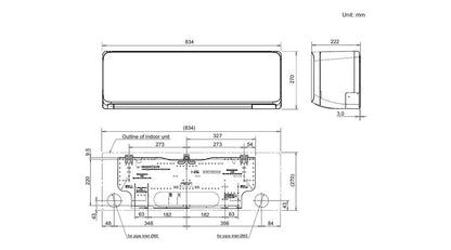 Fujitsu Lifestyle Series 2.5kW Split System