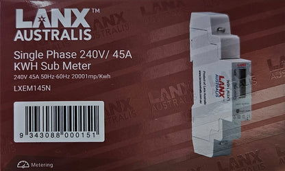 LANX meter 240V/45A Single phase