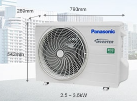 Panasonic RZ 2.5kW Split System