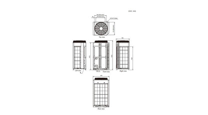 Fujitsu R410A High Static Three Phase Series 25.0kW Ducted System