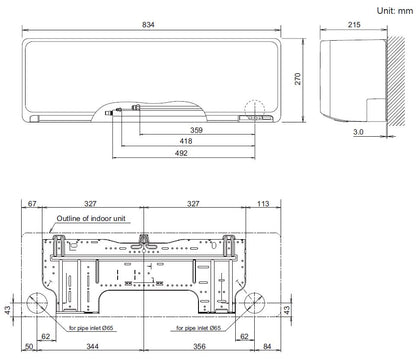 Fujitsu Comfort Series 3.4kW Split System