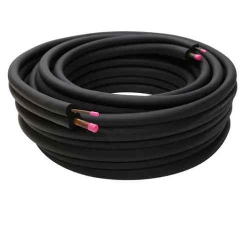 3/8"-3/4“ Insulated Pair Coil (20M)BLACK