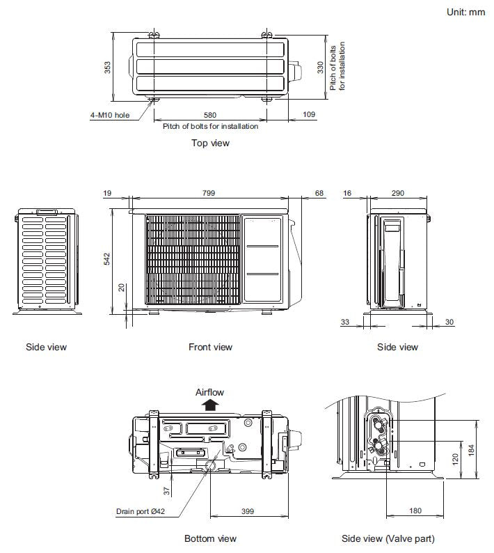 Fujitsu Comfort Series 4.2kW Split System