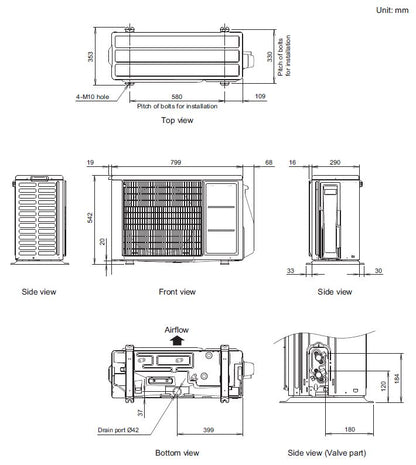 Fujitsu Comfort Series 4.2kW Split System