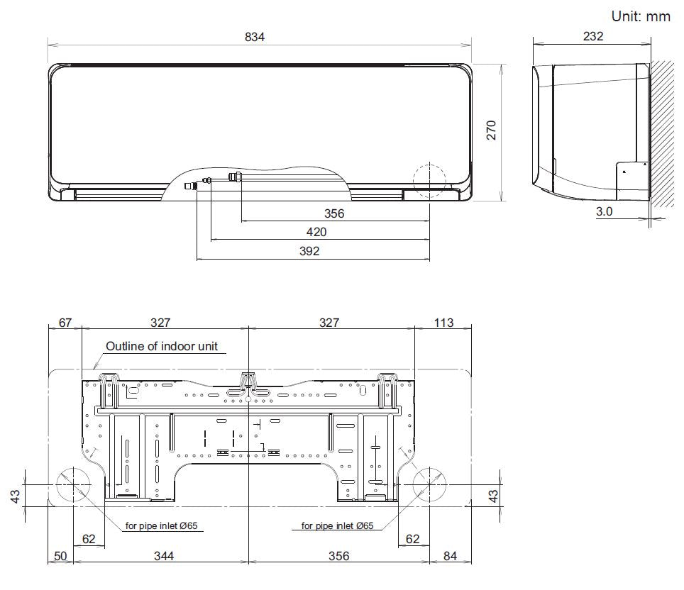 Fujitsu Comfort Series 5.0kW Split System