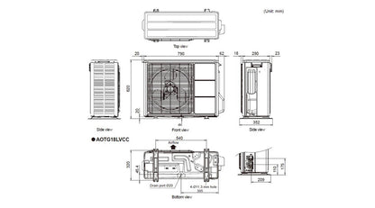 Fujitsu Classic Series 5.0kW Split System