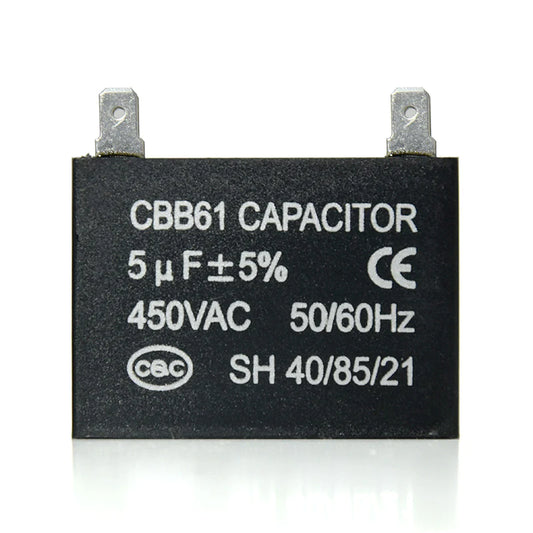 5.0uF Airconditioning/Fan Capacitor (CBB61)