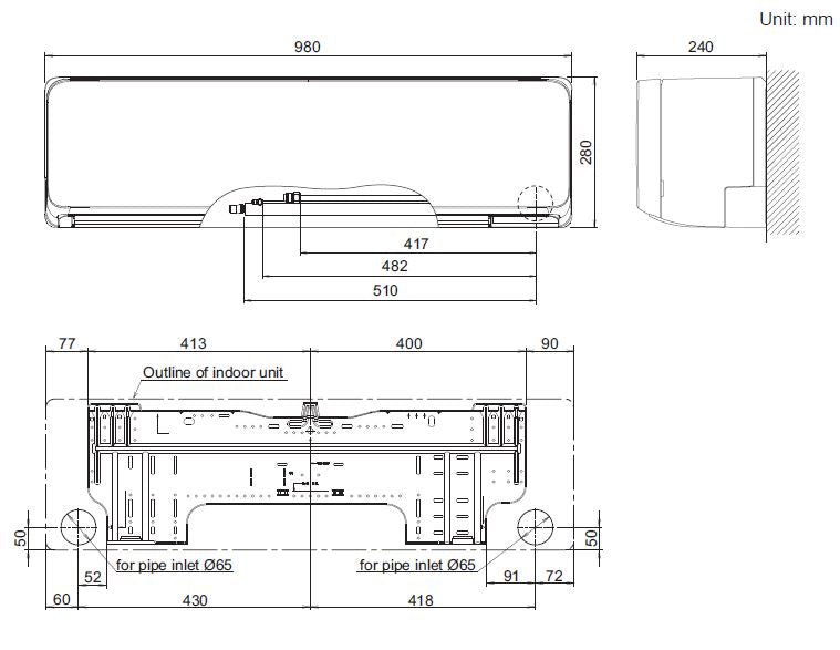 Fujitsu Comfort Series 7.1kW Split System