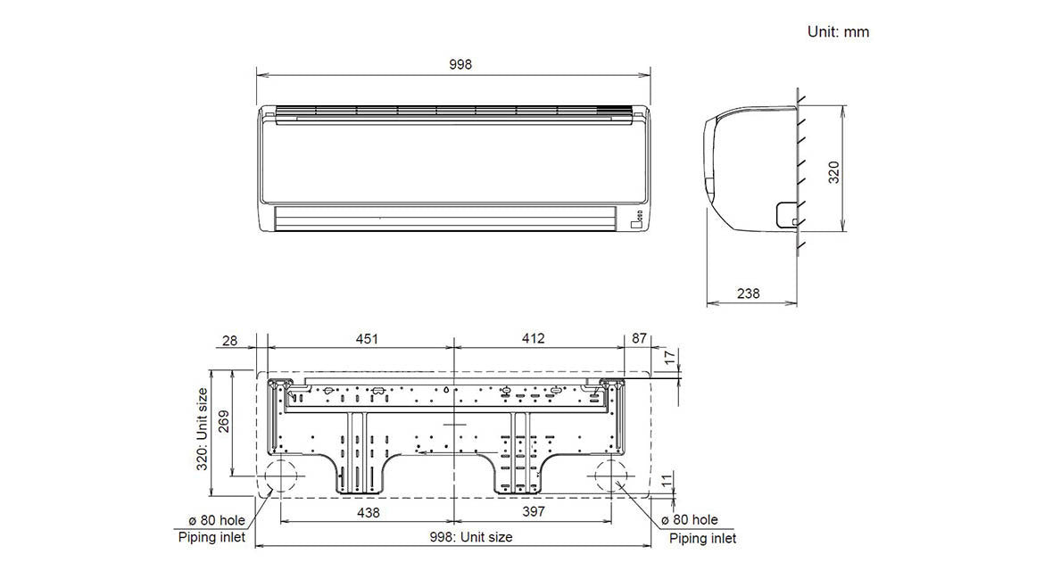 Fujitsu Classic Series 9.2kW Split System