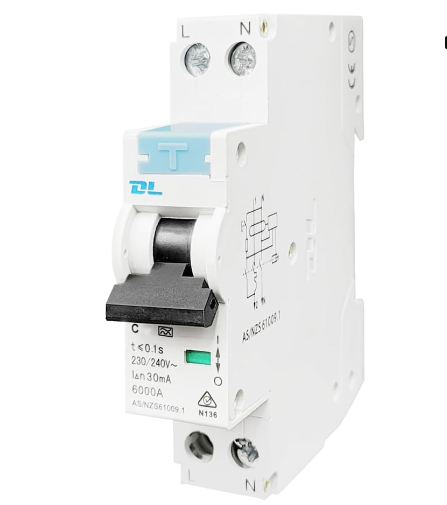 Single Pole RCBO 20A 30mA 6KA-Type A – Underwood Air Conditioning Warehouse