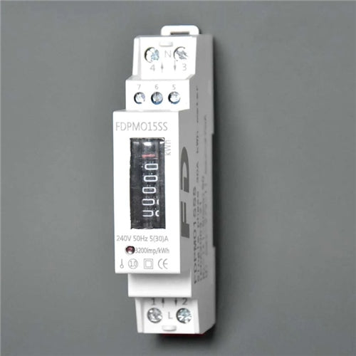 Single Phase Electricity kWh Sub Meter 30Amp
