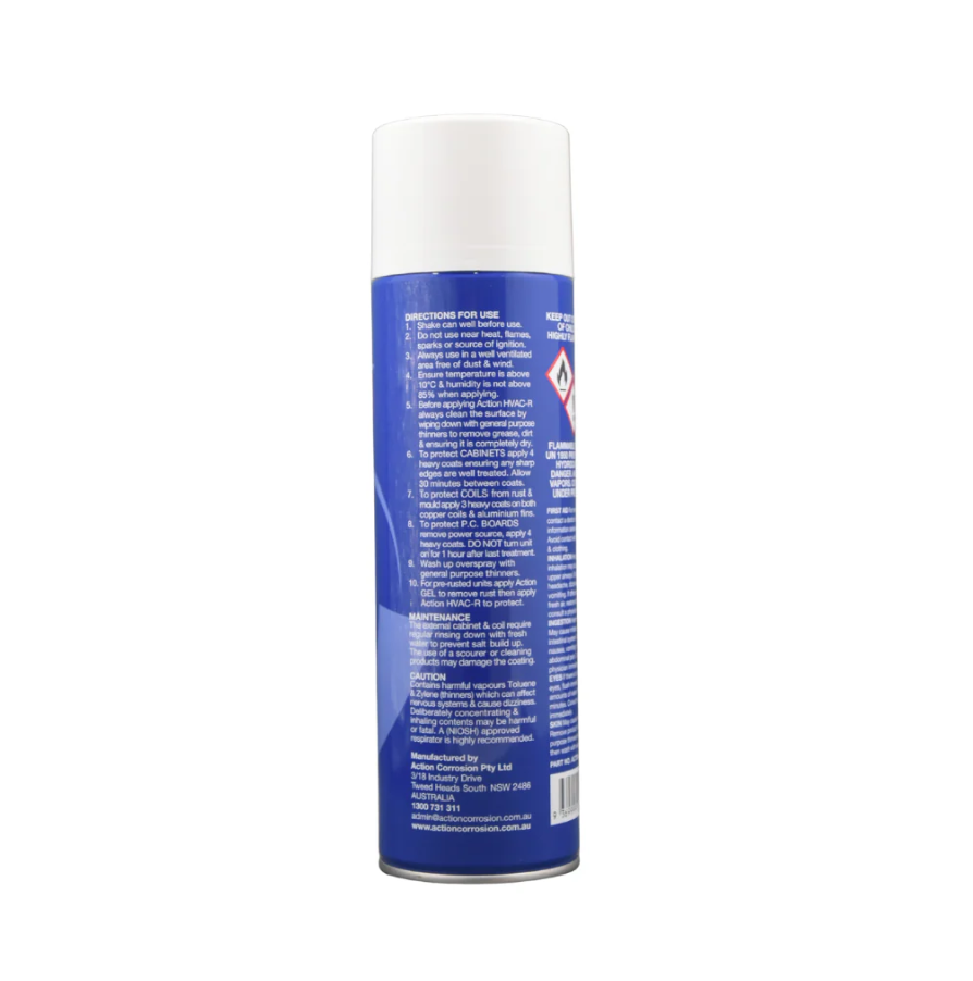 Action Corrosion HVAC-R 350g anti-corrosion aerosol spray for air conditioning and refrigeration systems