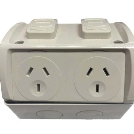 Powerpoint Outlet Cable Outdoor Weatherproof Double Powerpoint Outlet – Underwood Air ...