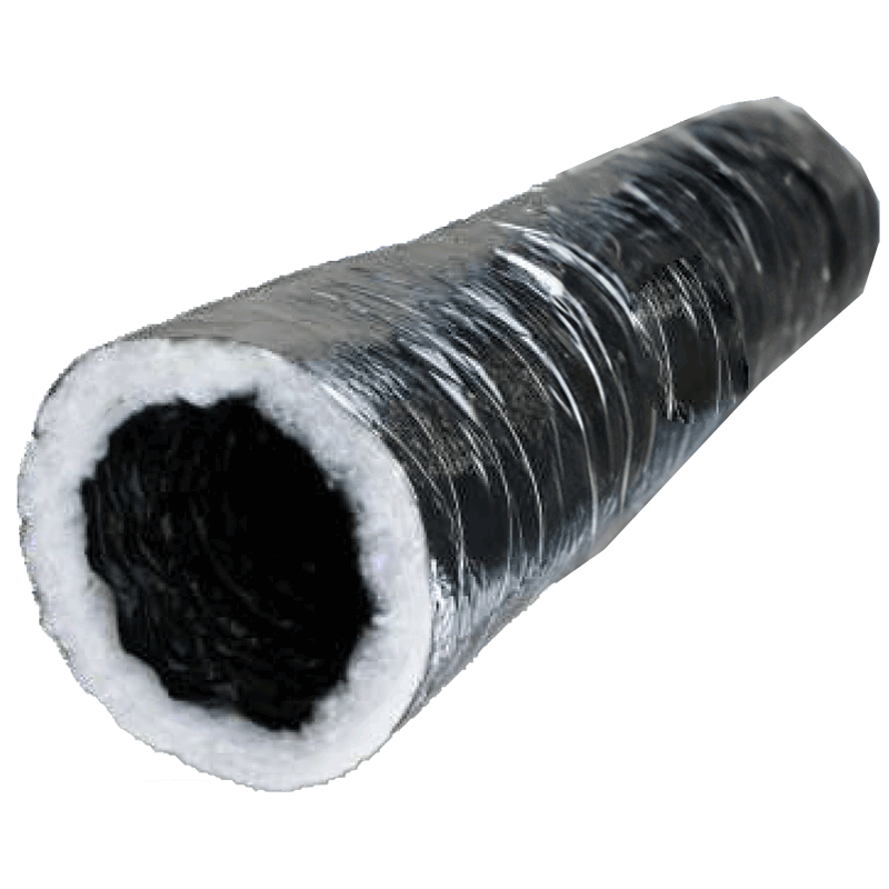 Flexible Duct R1.0 6M insulated HVAC ducting 150mm to 450mm sizes