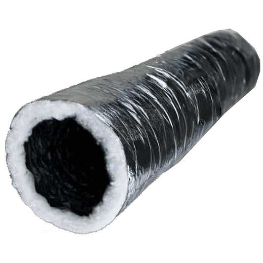 Flexible Duct R1.0 6M insulated HVAC ducting 150mm to 450mm sizes