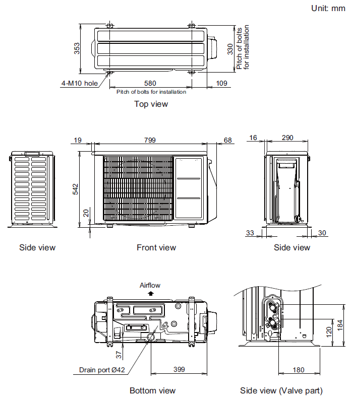 Fujitsu 3.5kW Compact Cassette Ceiling Air Conditioner R32