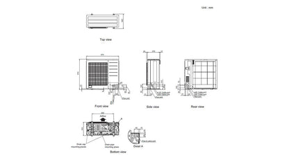 Fujitsu Lifestyle (KMTD) Range 9.5kW Split System