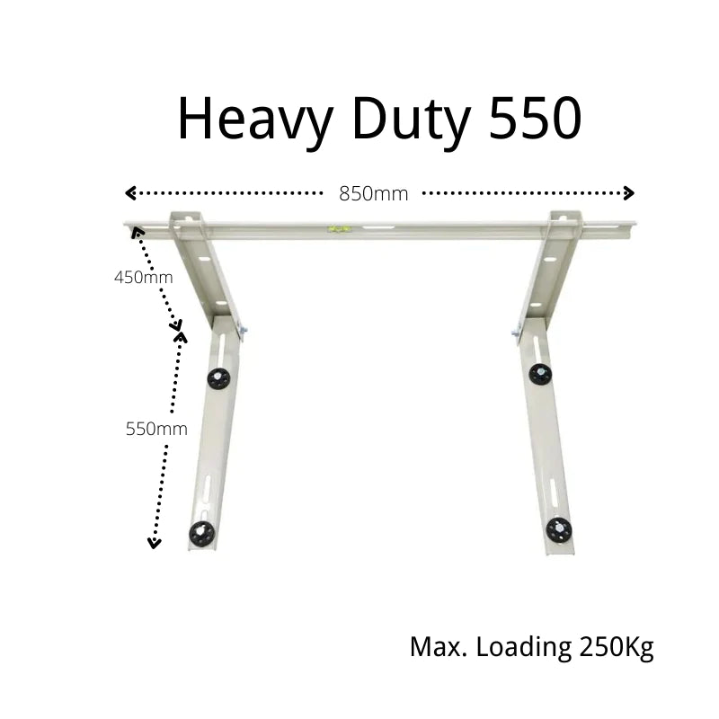 Mounting Wall Bracket-550mm (Extra Heavy Duty)