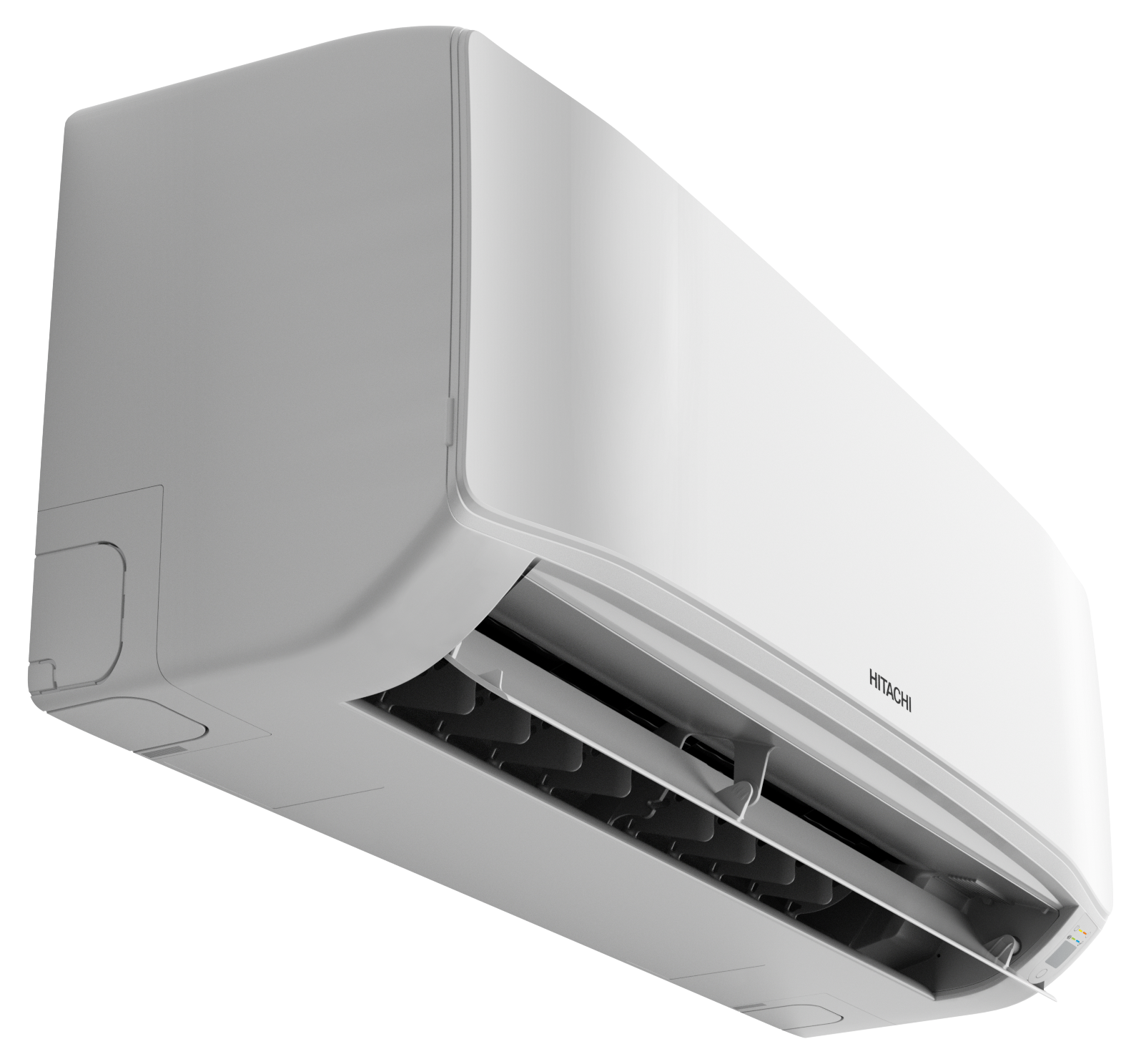 Hitachi airHome 400 2.5kW 3.5kW 5.0kW split system air conditioner indoor and outdoor units.