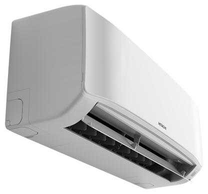 Hitachi airHome 400 2.5kW 3.5kW 5.0kW split system air conditioner indoor and outdoor units.