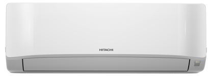 Hitachi airHome 400 2.5kW 3.5kW 5.0kW split system air conditioner indoor and outdoor units.
