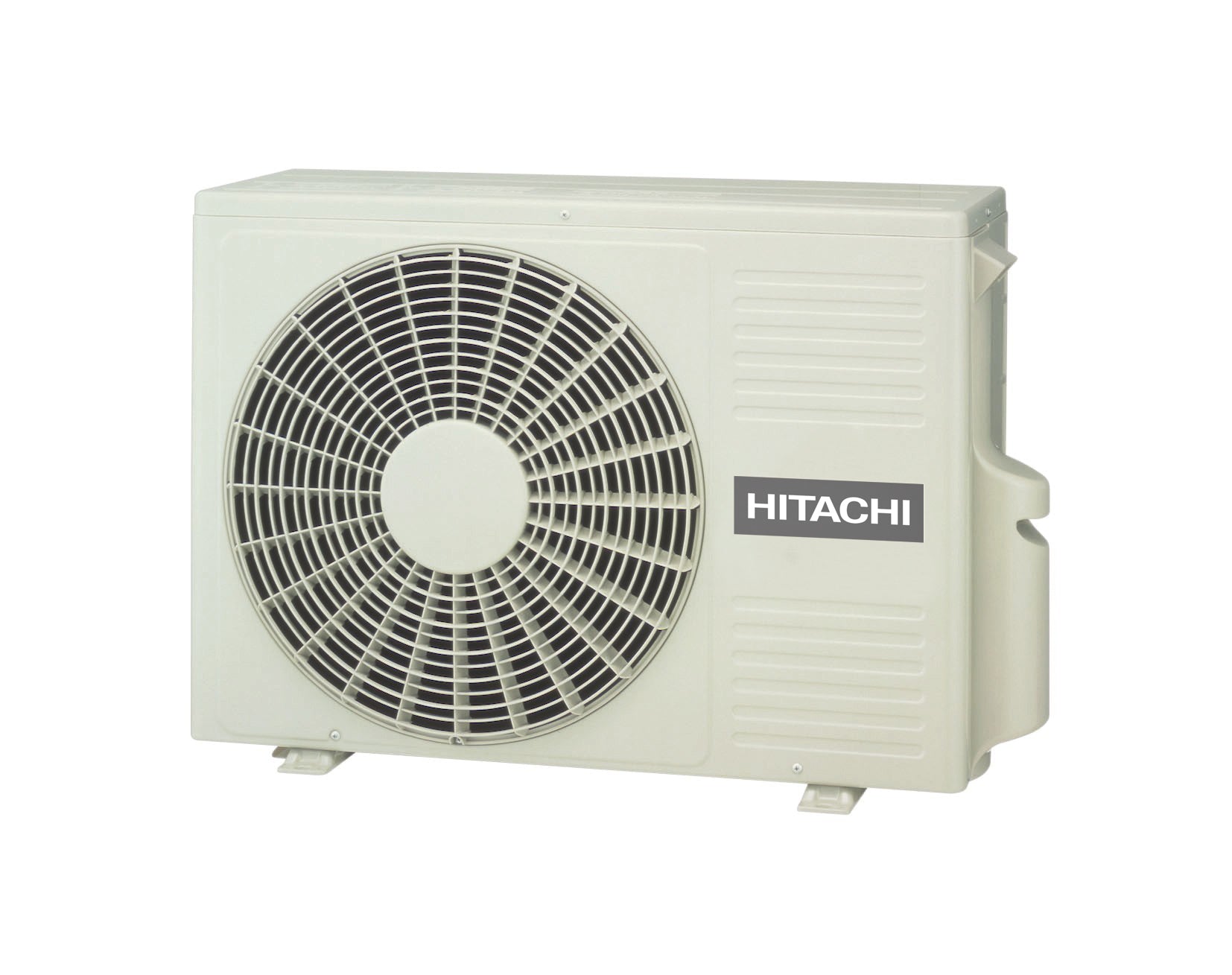 Hitachi airHome 400 2.5kW split system air conditioner indoor and outdoor units.