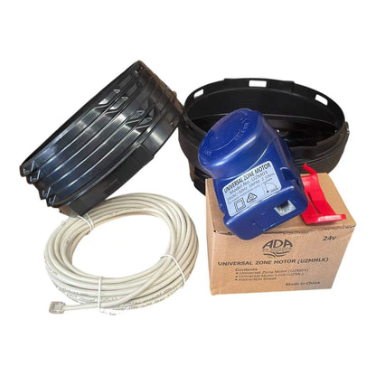 Universal inline damper available in 150mm to 400mm sizes for ducted HVAC systems