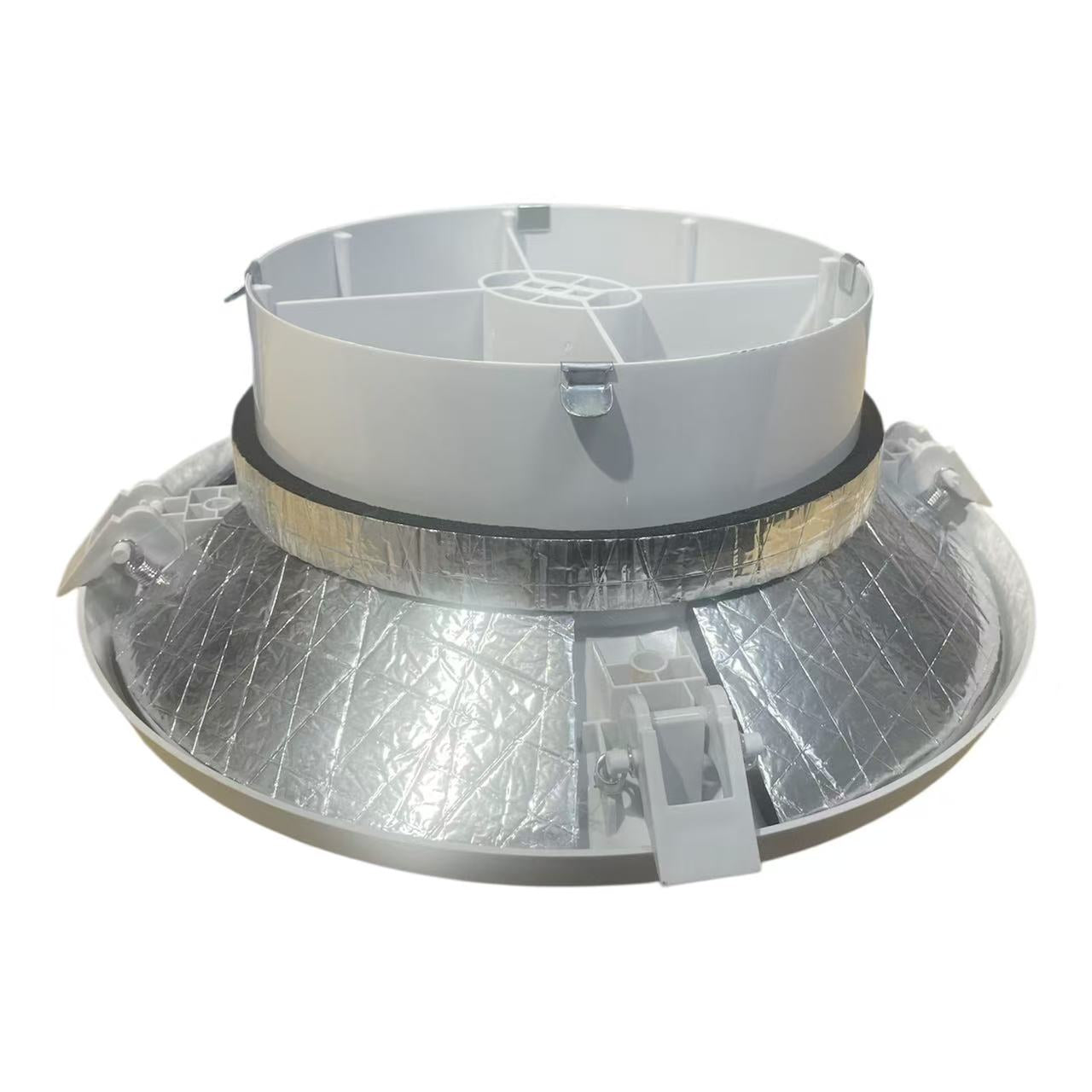 Insulated round ceiling diffuser ADA for ducted air conditioning systems