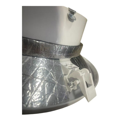 Insulated round ceiling diffuser ADA for ducted air conditioning systems