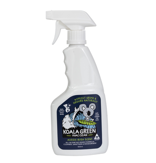 Koala Green Cleaner Aussie Bush 500ml eco-friendly spray bottle for air conditioning and general cleaning