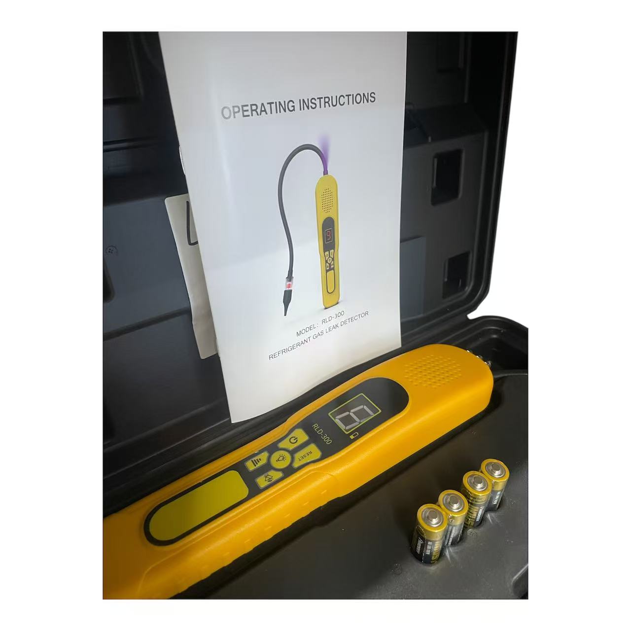 RLD300 electronic refrigerant leak detector for air conditioning and HVAC servicing