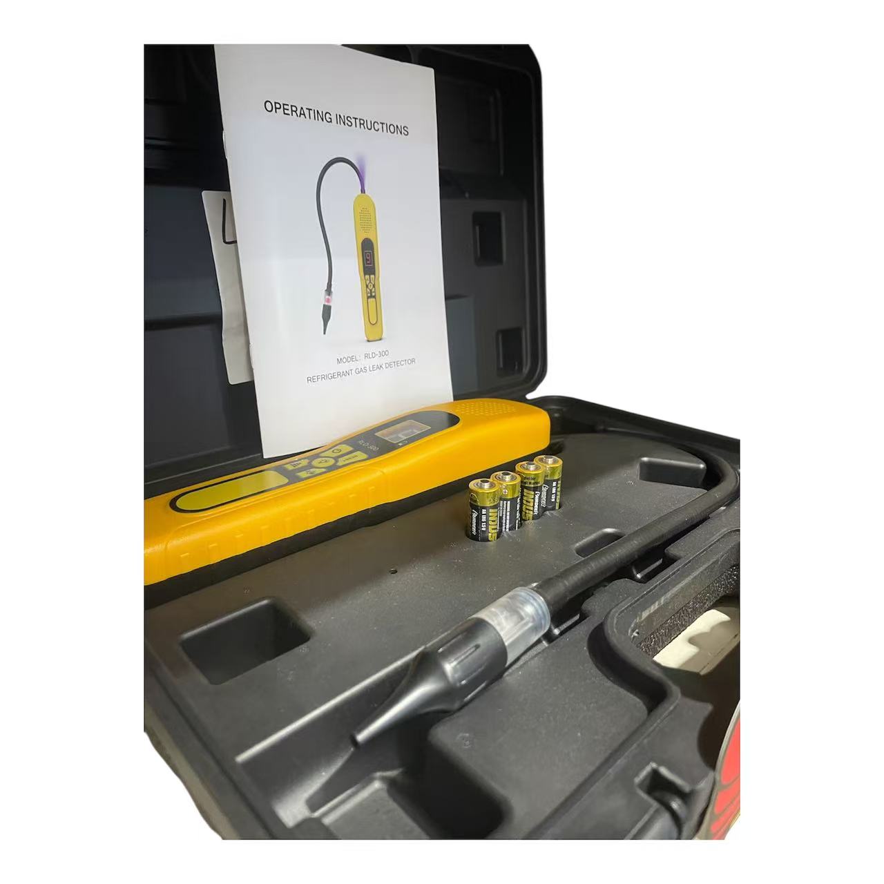 RLD300 leak detector flexible probe for detecting refrigerant leaks