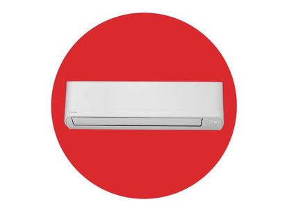 Toshiba Seiya Classic Series 9.0 kW split system air conditioner indoor and outdoor units.